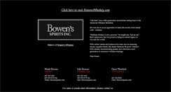 Desktop Screenshot of bowenspirits.com