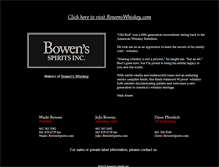 Tablet Screenshot of bowenspirits.com